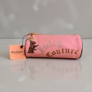 Juicy Couture Pink and Gold Cosmetic Case